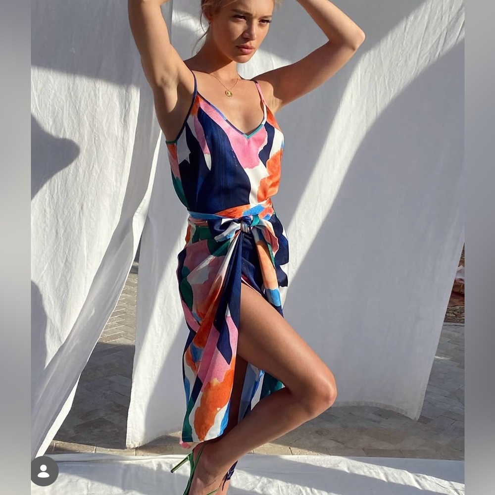 NEVER FULLY DRESSED Matching Set Skirt and Top (Artist Print).